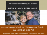 06-30-2019 NWFW SECTION 5TH SUNDAY GATHERING OF CHURCHES