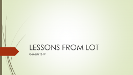 LESSONS FROM LOT