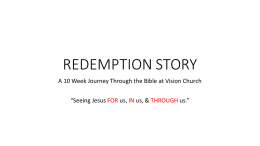 REDEMPTION STORY: SEEING ME IN MOSES